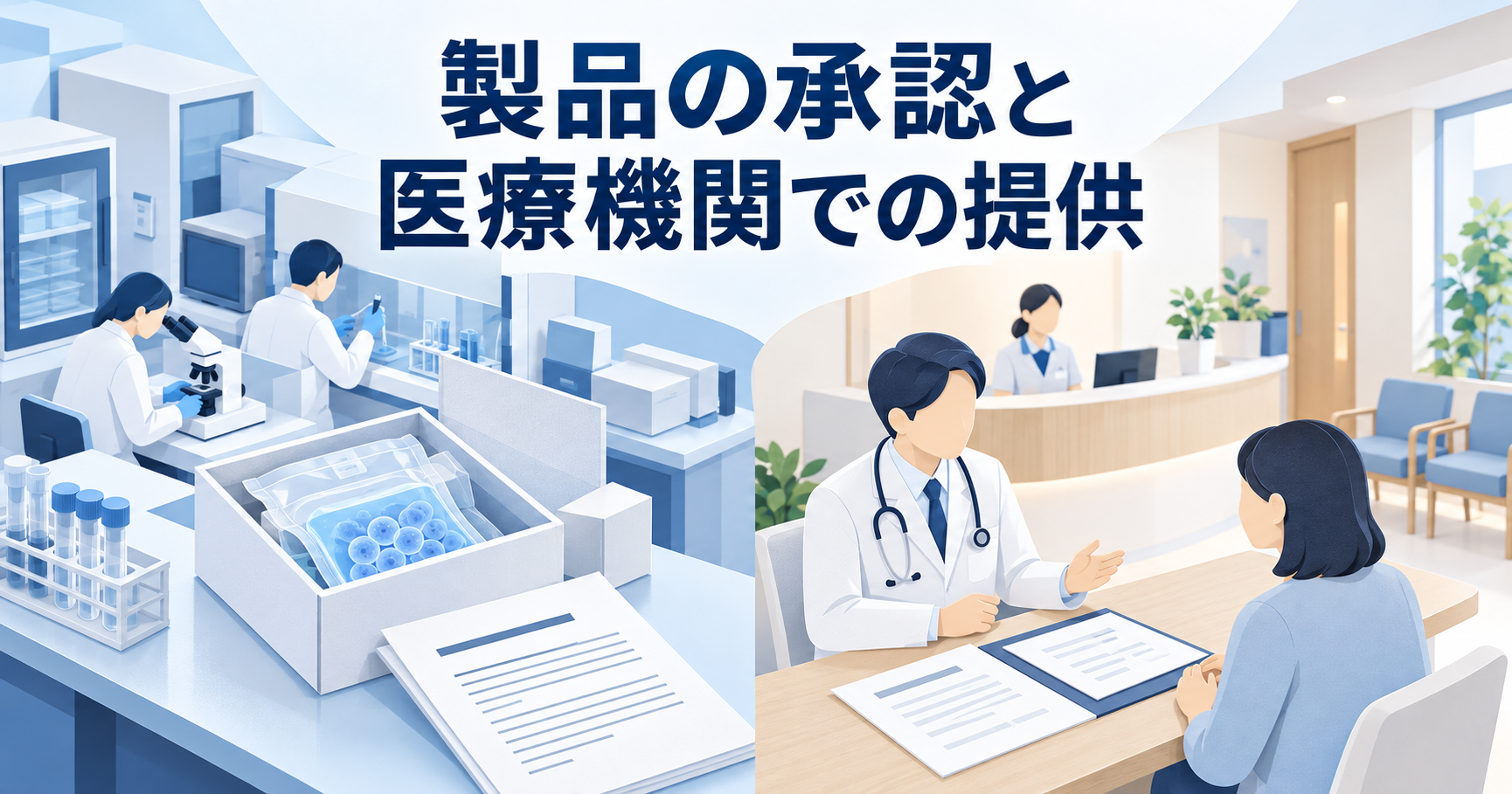 再生医療等製品と自由診療の再生医療の制度の違い